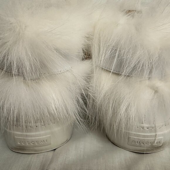 Buscemi Womens 100MM New Rabbit White Sneakers US 9 - Picture 5 of 13